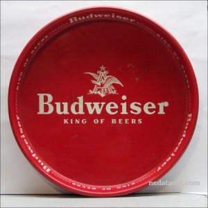 budweiser beer tray